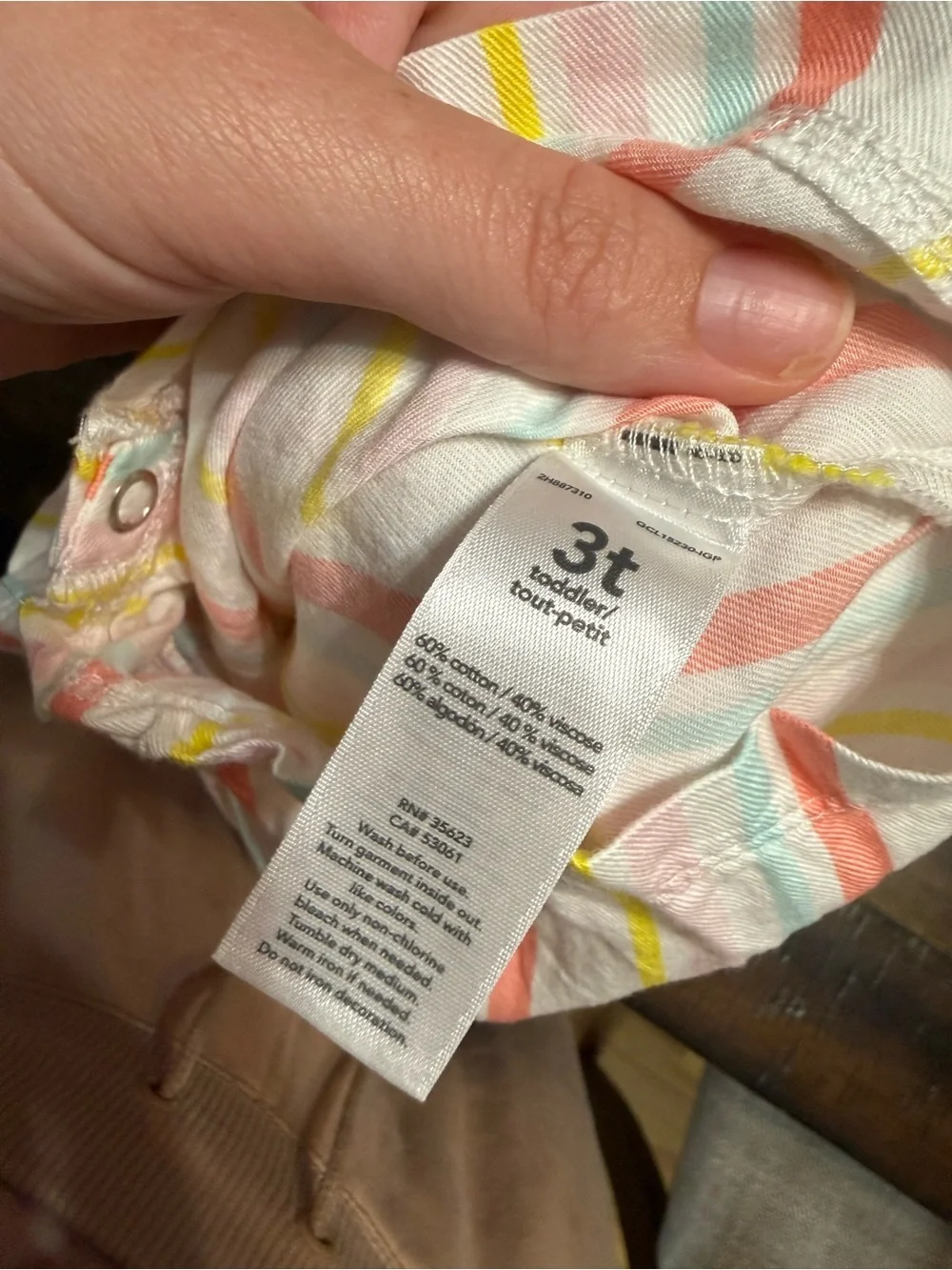 Carter's Pastel Multi-Stripe Sleeveless Romper